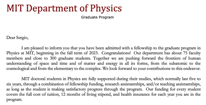 I'm going to be a doctor!