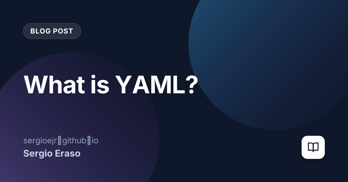 What is YAML?